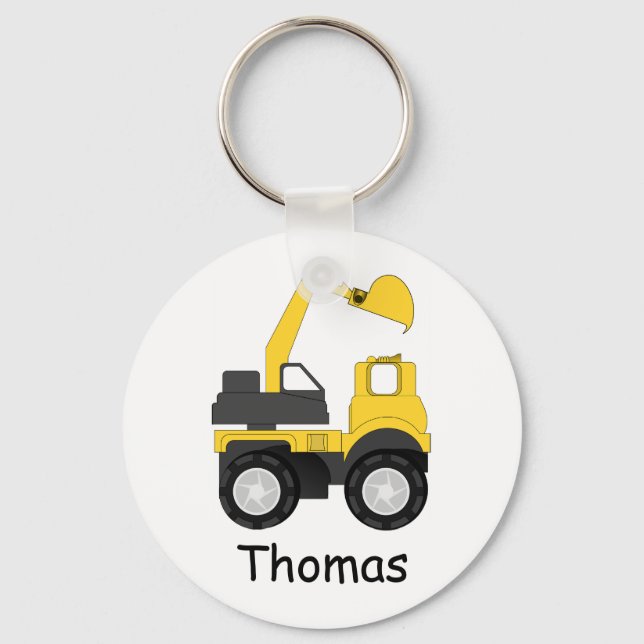 Porte-clés Little Digger Personalised Kid's (Recto)