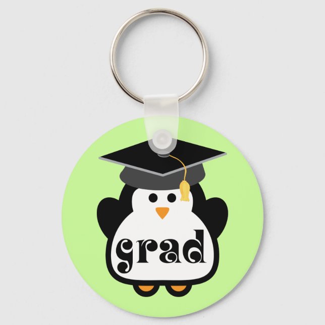 Porte-clés Little Grad Penguin Graduation Gift (Recto)