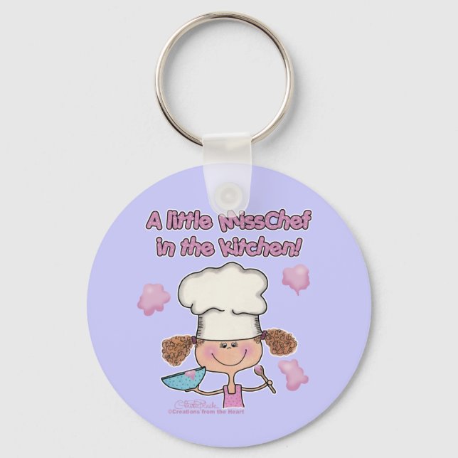 Porte-clés Little Miss Chef (Recto)
