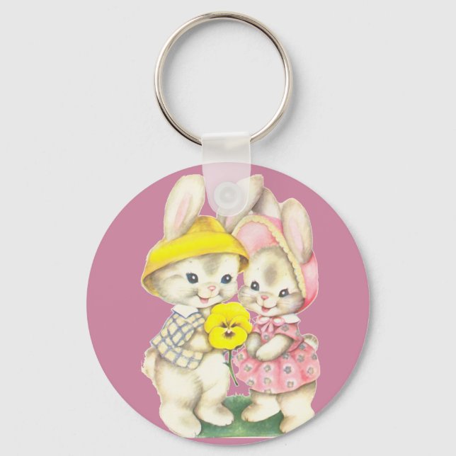 Porte-clés Little rabbits (Recto)