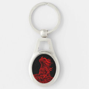Porte-clés Little red Dragon
