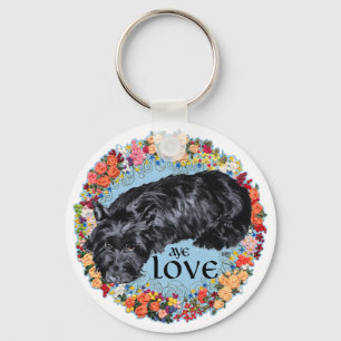 Porte-clés Little Scottie sur Tartan