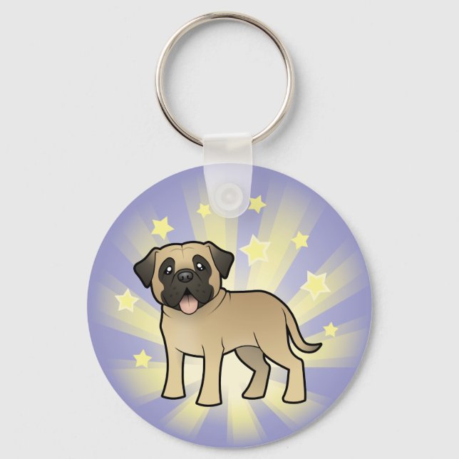 Porte-clés Little Star Mastiff / Bullmastiff (Recto)