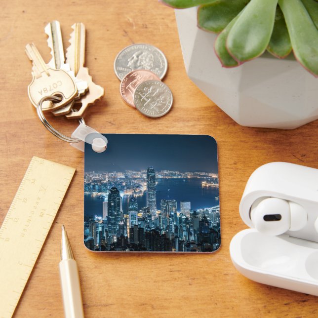 Porte-clés Littoral | Île de Hong Kong, Asie (Bureau)