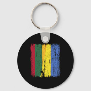 Porte-clés Lituanie Ukraine Demi-drapeau Lituanien Ukrainien
