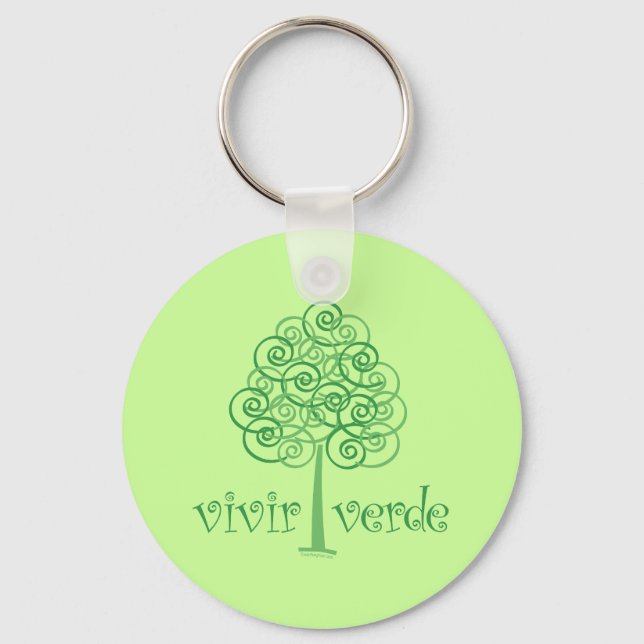 Porte-clés Live Green (Recto)