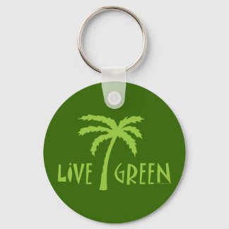 Porte-clés Live Green Palm Tree De l'environnement