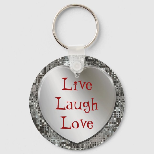 Porte-clés Live Laugh Love Porte - clé (Recto)