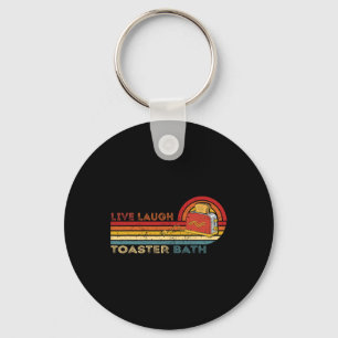 Porte-clés Live Laugh Toaster The Vintage Skeleton Meme Dark 