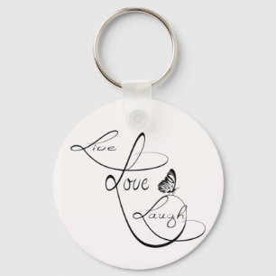 Porte-clés Live love Laugh