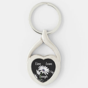 Porte-clés Live Love Laugh Daisy