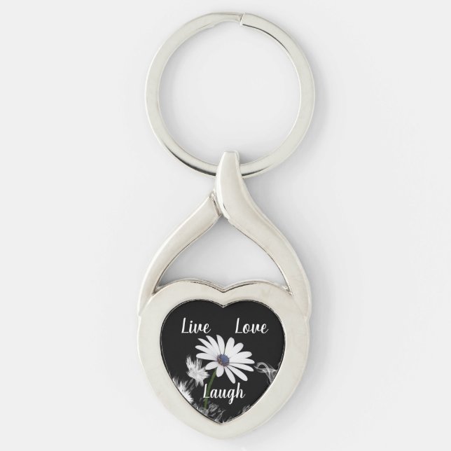 Porte-clés Live Love Laugh Daisy (Devant)
