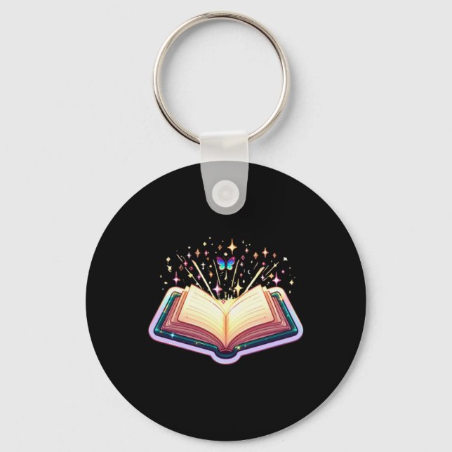 Porte-clés Livre Arc-en-ciel  (Recto)