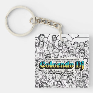 Porte-clés livre de coloriage Djs Colorado