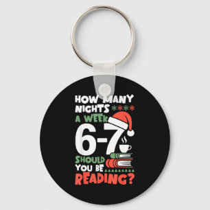 Porte-clés Livre de Noël drôle de lecture 67 Memes Prof d'ang