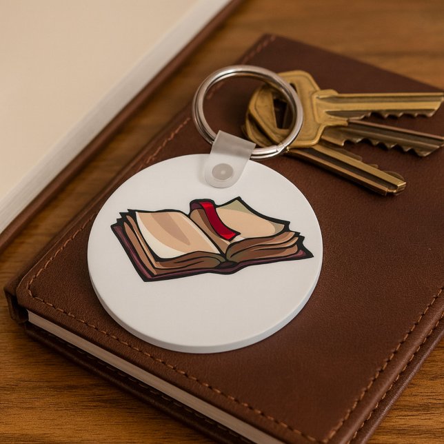 Porte-clés livre ouvert (Créateur téléchargé)