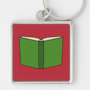 Porte-clés Livre vert de dessin