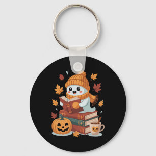 Porte-clés Livres De Lecture De Fantôme - Halloween D'Automne