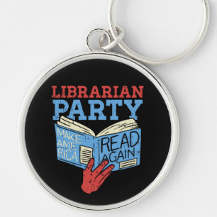 Porte-clés Livres - The Librarian Party Book Lover Cadeau