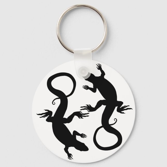 Porte-clés Lizard Art Porte - clé Cool Retro Reptile Art Cade (Recto)