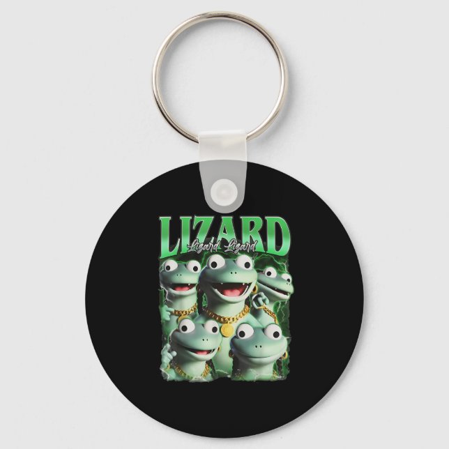 Porte-clés Lizard Lizard Lizard Funny meme Lizard Bootleg Wei (Recto)