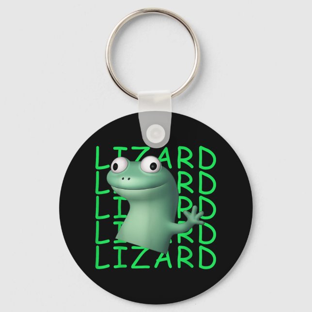 Porte-clés Lizard Lizard Lizard Mème amusant _1 (Recto)