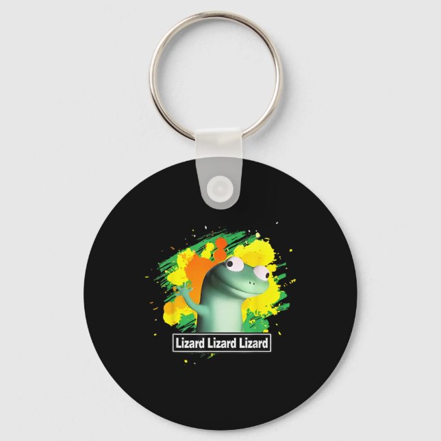 Porte-clés Lizard Lizard Lizard Shirt Funny Weirdcore Animal (Recto)