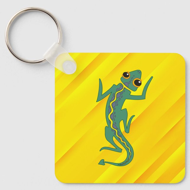 Porte-clés Lizard vert Buggi Clipart Artistique-27847 (Recto)