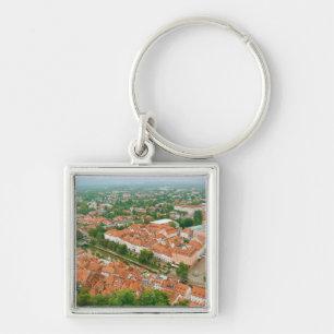 Porte-clés Ljubljana d'en haut