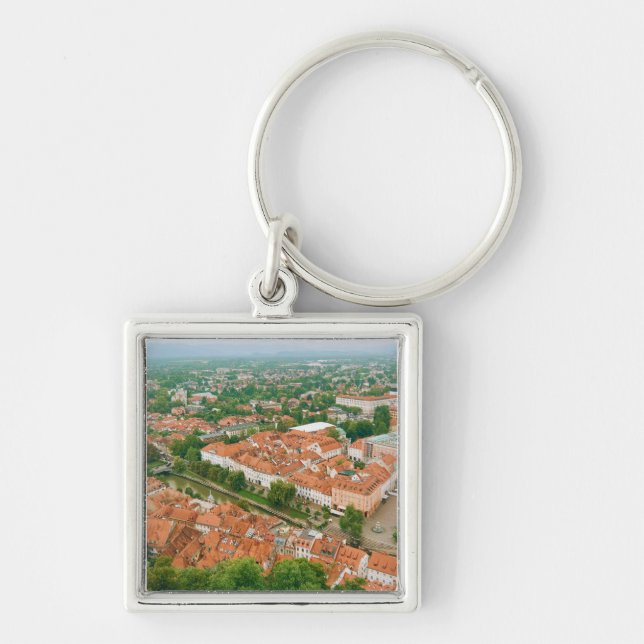 Porte-clés Ljubljana d'en haut (Devant)