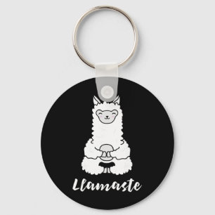 Porte-clés Llamaste - Cadeau pour amateurs de yoga mignons, F