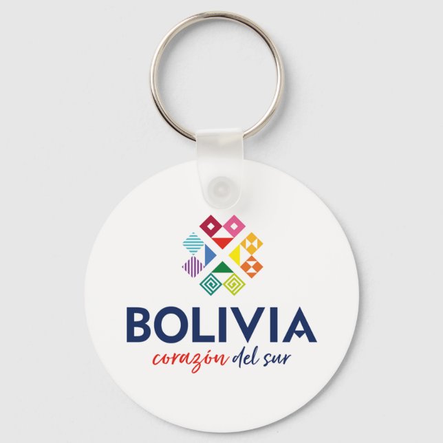 Porte-clés Llavero Bolivia corazón del sur (Recto)