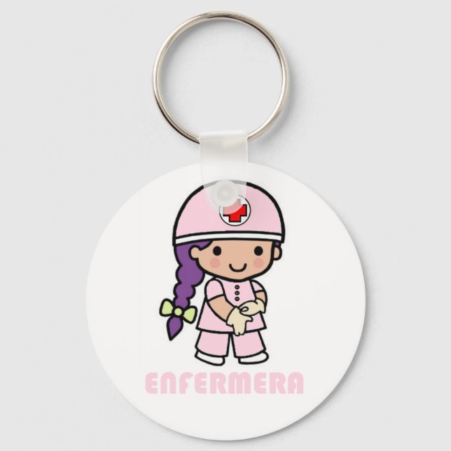 Porte-clés Llavero de enfermera (Recto)