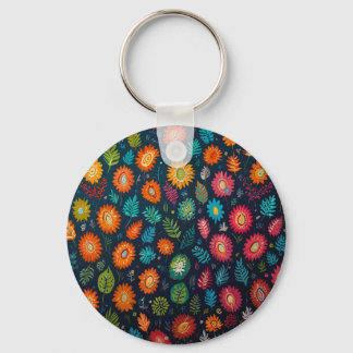 Porte-clés Llavero diseño floreado