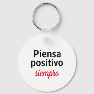 Porte-clés Llavero piensa positivo siempre