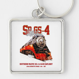 Porte-clés Locomotive à vapeur classique Southern Pacific GS-