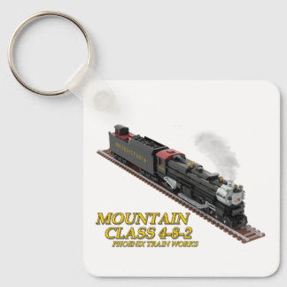 Porte-clés Locomotive PTW Mountain 4-8-2 double face