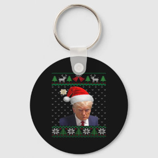 Porte-clés L'officiel Donald Trump Mugly Noël laid