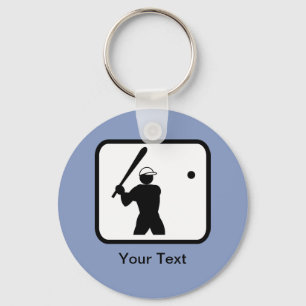 Porte-clés Logo Baseballer personnalisable