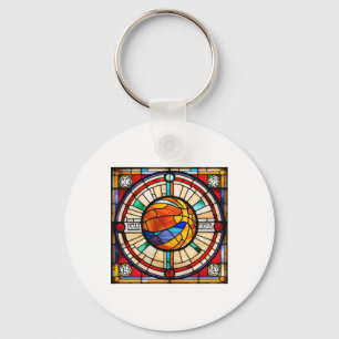 Porte-clés Logo basket-ball vintage