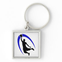 Logo Black Blue Basketball