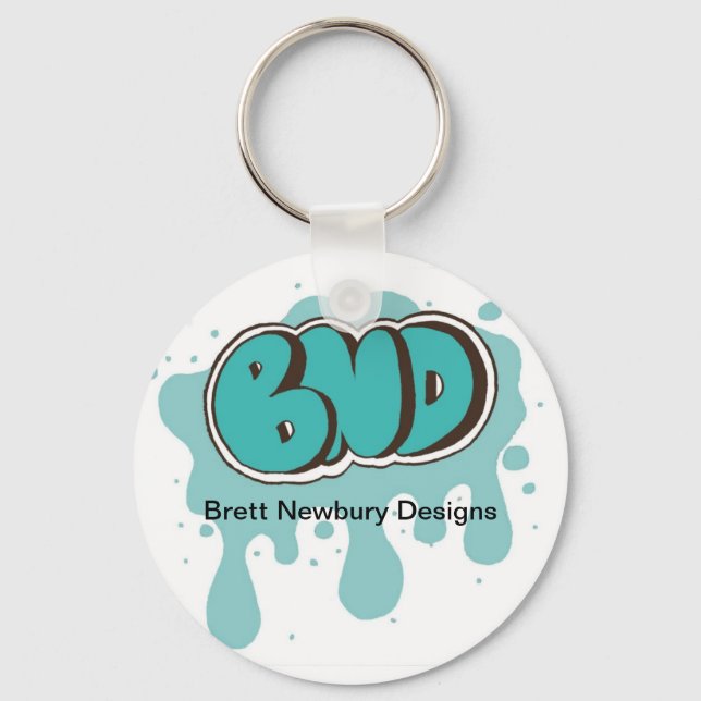 Porte-clés Logo BND bleu (Recto)