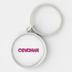 Porte-clés Logo Catwoman rose