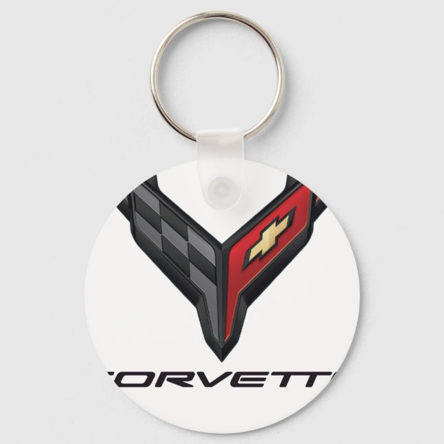 Porte-clés logo corvette 2 (Recto)