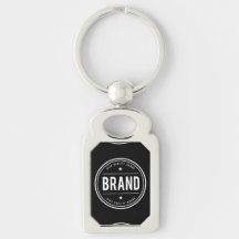 Logo de badge circulaire noir et blanc