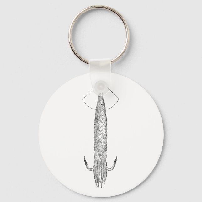 Porte-clés Logo de calmar (illex) (Recto)