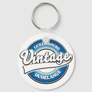 Porte-clés Logo de Dudelange Luxembourg style vintage