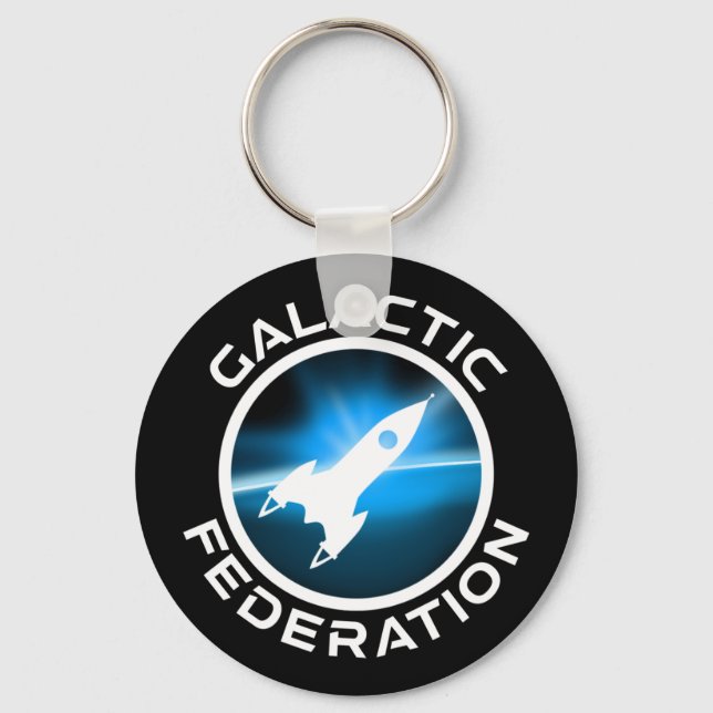Porte-clés Logo de fédération galactique (Recto)