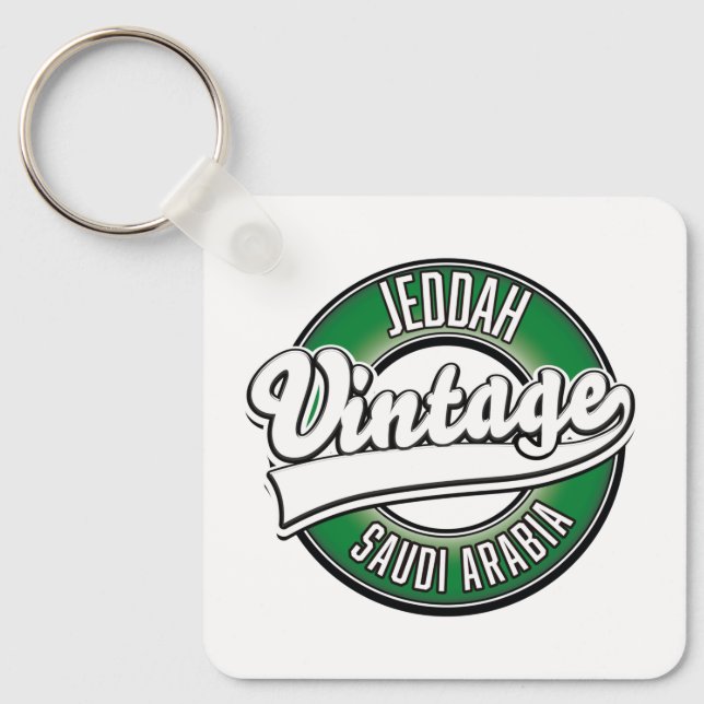 Porte-clés logo de jeddah arabie saoudite (Recto)