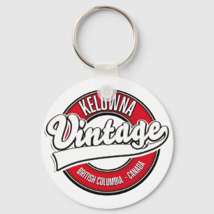 Porte-clés logo de Kelowna Colombie-Britannique Canada